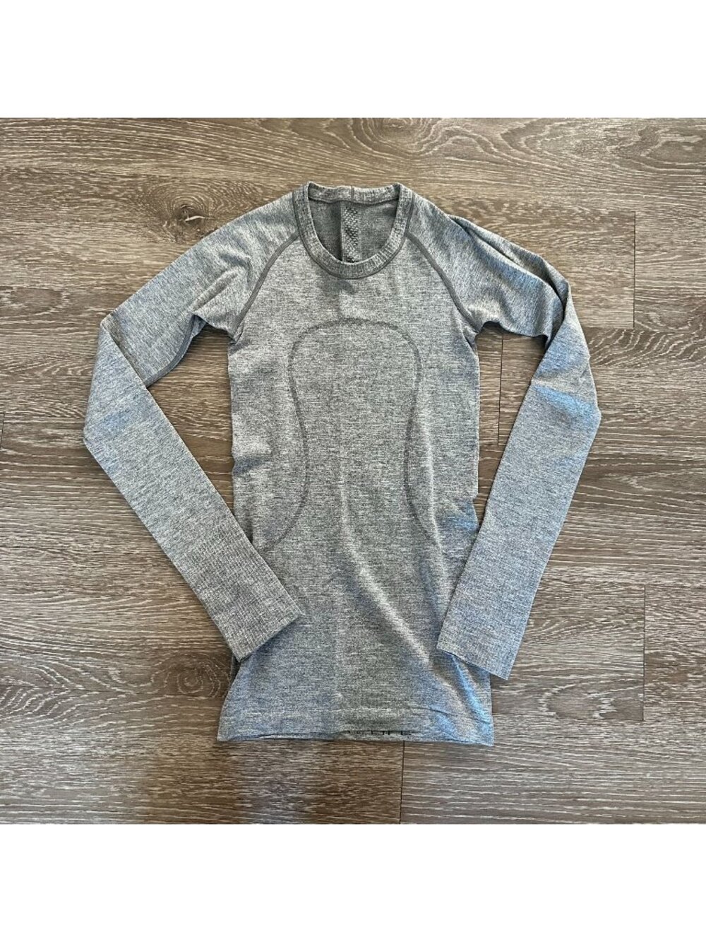Lululemon Heather Grey Swiftly Tech Long Sleeve 2 Full Length Athletic Activewea